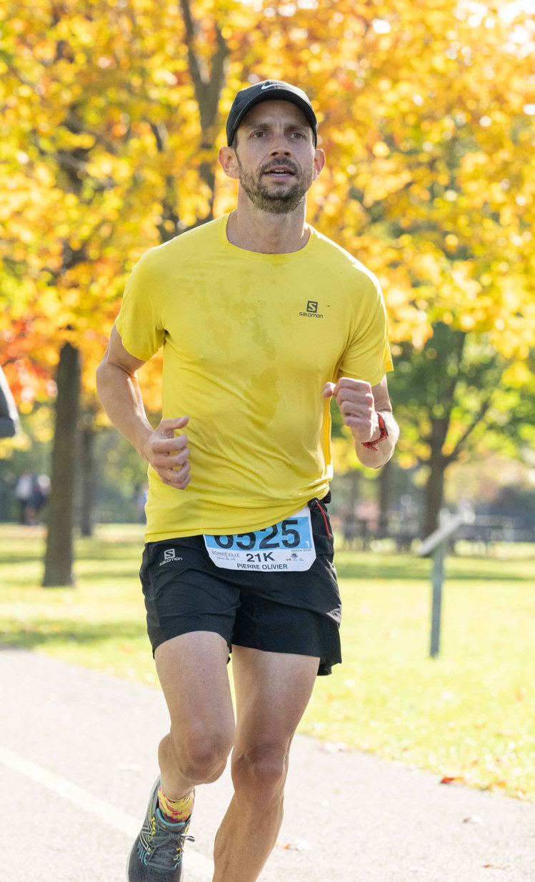 PO running a half-marathon